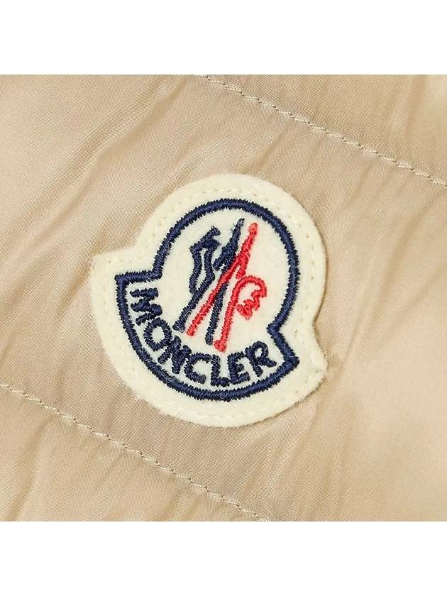 Liane Logo Patch Down Vest Ivory - MONCLER - BALAAN 5