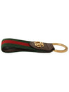 Ophidia Keychain Green And Red Web Stripe - GUCCI - BALAAN 4