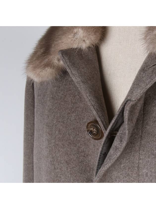 Cashmere inner mink coat - CORNELIANI - BALAAN 5