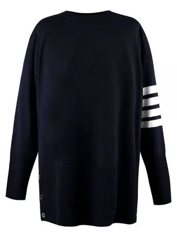 Diagonal Exaggerate Pullover Knit FKA342A Y1002 270280 1146749 - THOM BROWNE - BALAAN 1