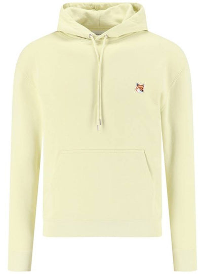 Fox Head Patch Regular Hoodie Chalk Yellow - MAISON KITSUNE - BALAAN 2