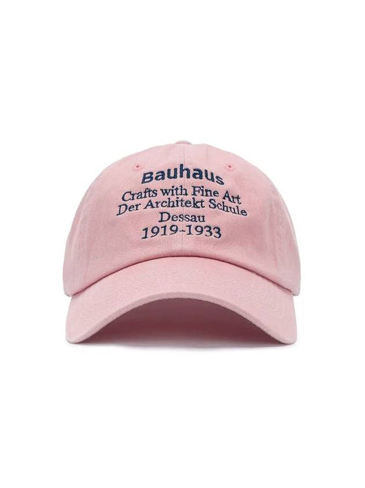 BAUHAUS WASHED BALL CAP PINK - POLYGRAM - BALAAN 2