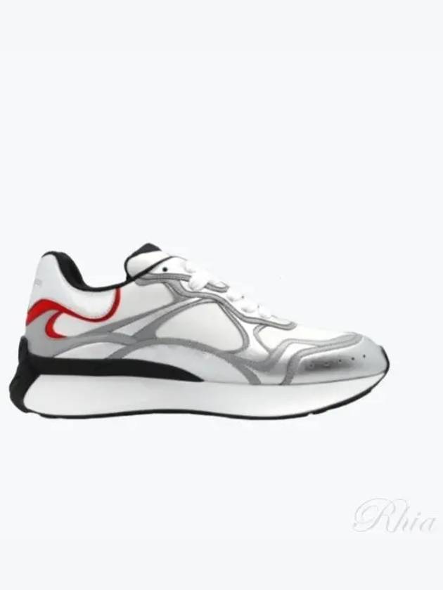 The Seal Low-Top Sneakers Silver White - ALEXANDER MCQUEEN - BALAAN 2