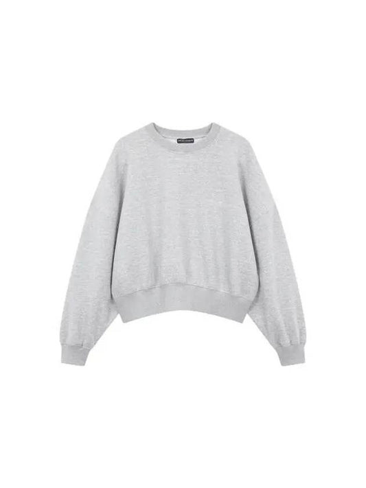 UNDERWEAR Women s Drop Shoulder Crew Neck Sweatshirt Melange Gray 270684 - EMPORIO ARMANI - BALAAN 1