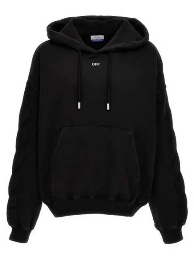 St Matthew Oversized Hoodie Black - OFF WHITE - BALAAN 2