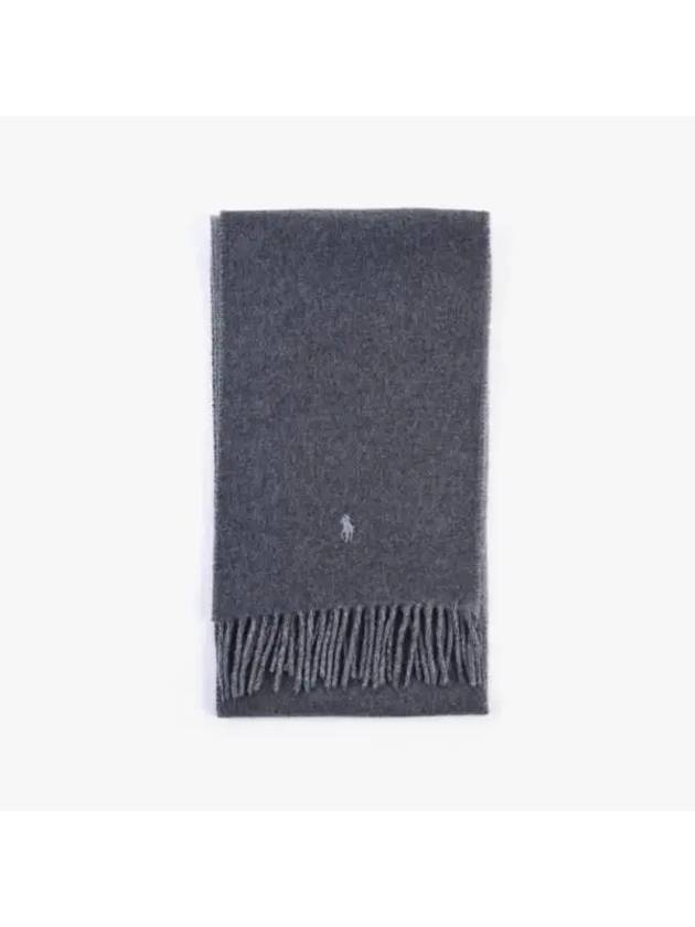 PC0455 036 Pony Reversible Fringe Muffler - POLO RALPH LAUREN - BALAAN 2