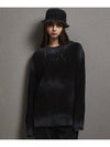 Vintage Washed Named Long Sleeve T-Shirt Black - FFEFF STUDIO - BALAAN 1