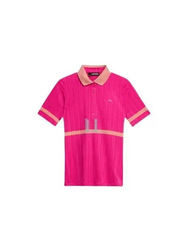 Golf wear women s collar short sleeve t shirt GWJT08997 Q116 - J.LINDEBERG - BALAAN 2