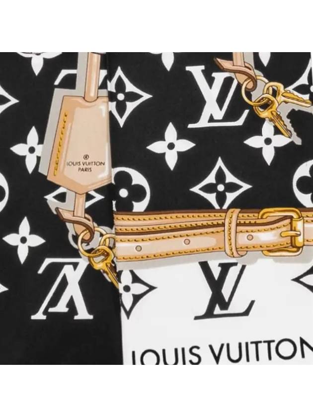 Monogram Confidential Scarf Black - LOUIS VUITTON - BALAAN 3