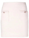 women's knit mini H-line skirt pink - SELF PORTRAIT - BALAAN 1