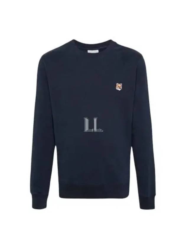 Fox Head Patch Regular Sweatshirt Midnight Blue - MAISON KITSUNE - BALAAN 2