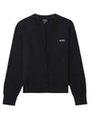 Bee Logo V-neck Cardigan Black - A.P.C. - BALAAN 3