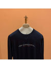 Wool Cashmere Knit Top Navy - BRUNELLO CUCINELLI - BALAAN 3