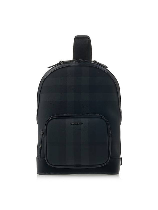 Check Sling Bag Black - BURBERRY - BALAAN 1