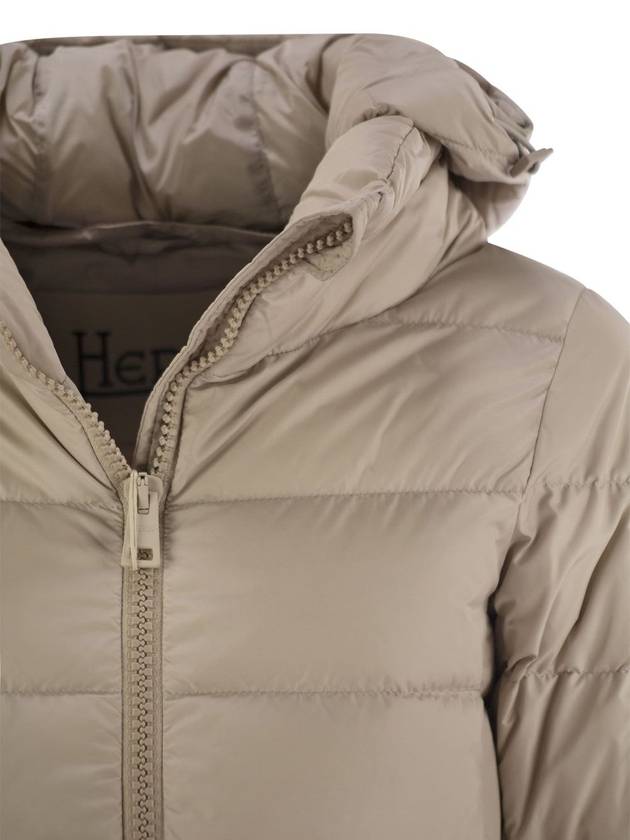 Medium down jacket with hood - HERNO - BALAAN 4