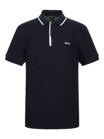 Boss air hole functional short sleeve polo shirt collar tee T - HUGO BOSS - BALAAN 1