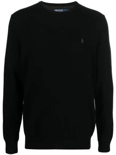 Logo Basic Pullover Knit Top Black - POLO RALPH LAUREN - BALAAN 2