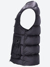 Lens Detail Zip-Up Quilted Vest Black - CP COMPANY - BALAAN 3