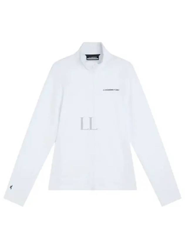 Melker Mid Layer Zip-Up Jacket White - J.LINDEBERG - BALAAN 2