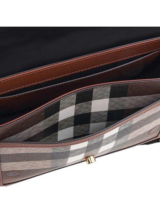 Note Shoulder Bag Dark Birch Brown - BURBERRY - BALAAN 9