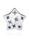 Bold Sparkling Star Charm Sterling Silver Blue - PANDORA - BALAAN 3