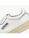 Medalist Leather Low Top Sneakers White - AUTRY - BALAAN 4