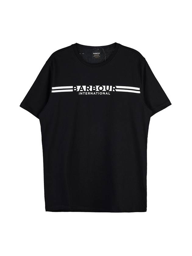 International Cotton Short Sleeve T-Shirt Black - BARBOUR - BALAAN 1