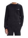 Men's Item Logo Sweatshirt Black - A.P.C. - BALAAN 3