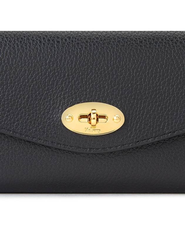 Darley Small Classic Grain Medium Wallet Black - MULBERRY - BALAAN 6