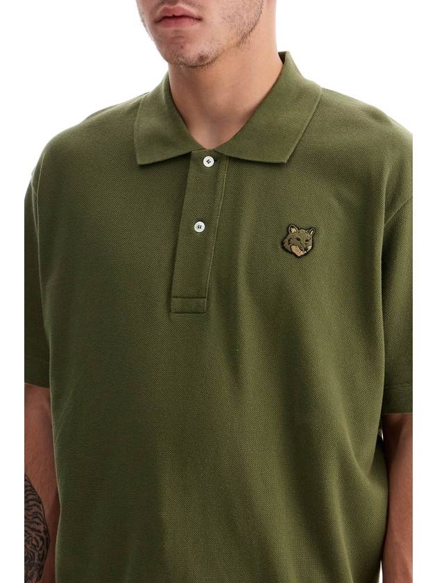 Bold Fox Head Patch Comfort Polo Shirt Military Green - MAISON KITSUNE - BALAAN 5