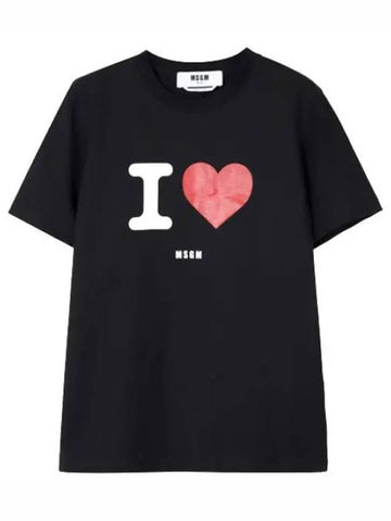 printed t shirt short sleeve women s - MSGM - BALAAN 1