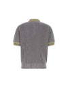 Chunky Knit Polo Shirt Mercury - MARNI - BALAAN 3