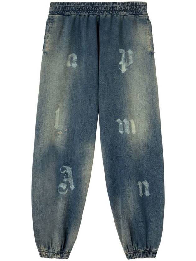 Palm Angels Jeans With Print - PALM ANGELS - BALAAN 1