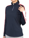 Women's Cora Mid Layer Long Sleeve T-Shirt Navy - J.LINDEBERG - BALAAN 6