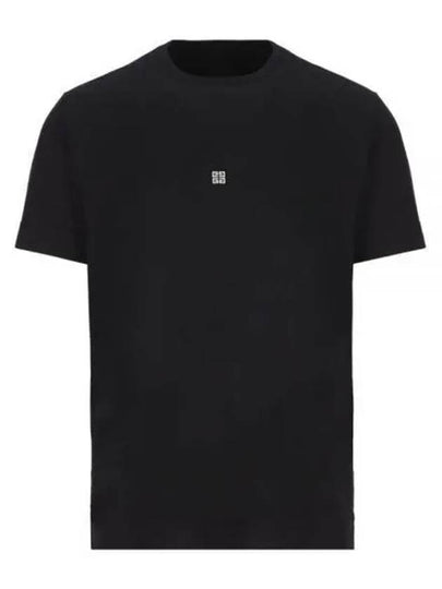 4G Logo Cotton Short Sleeve T-shirt Black - GIVENCHY - BALAAN 2