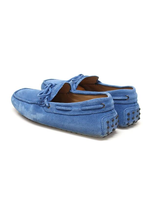 Men s Tod XXM0GW05470RE0U621 Blue Suede Gomino Driving Loafers 7 5 gt Gangbuk used luxury goods - TOD'S - BALAAN 6