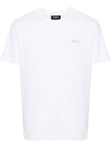 Nolan Short Sleeve T-Shirt White - A.P.C. - BALAAN 1