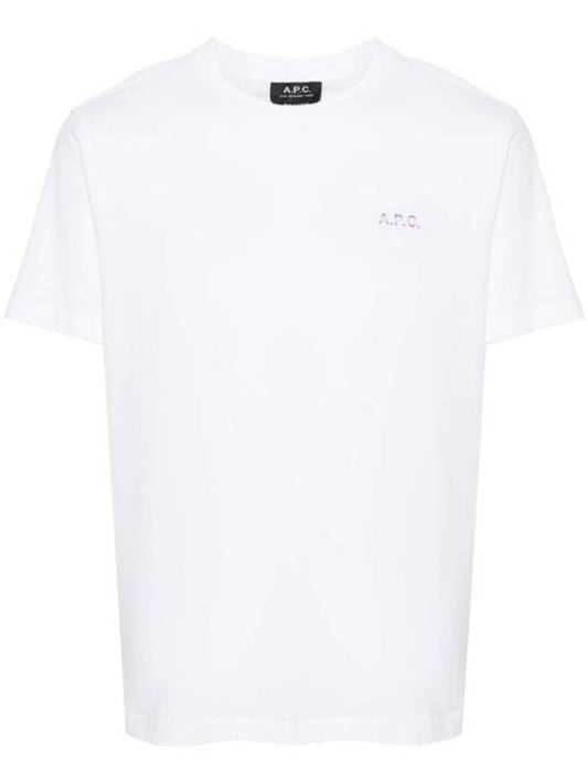 Nolan Short Sleeve T-Shirt White - A.P.C. - BALAAN 1