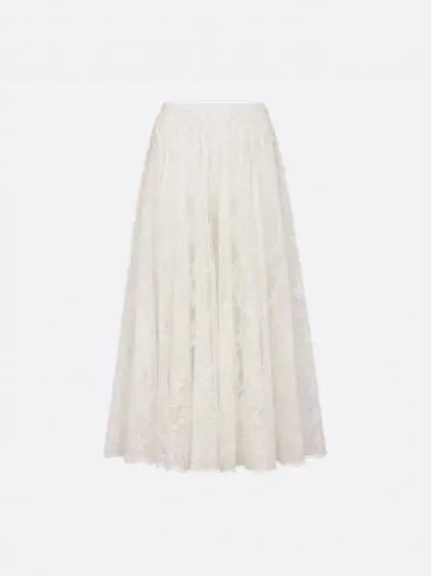 Riviera flare midi skirt 441J75A8996 X0150 - DIOR - BALAAN 1