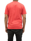 Wappen Logo Patch Short Sleeve T-Shirt Red - STONE ISLAND - BALAAN 4