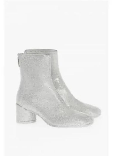 Glitter Ankle Middle Boots Silver - MAISON MARGIELA - BALAAN 2