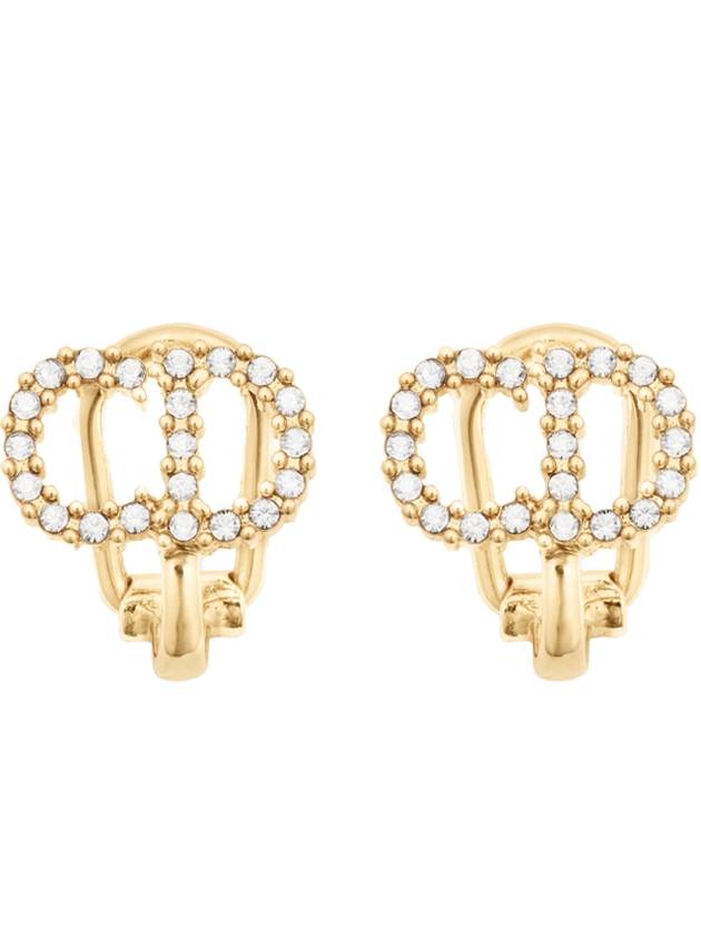 Clair CD Signature Clip Earrings Gold - DIOR - BALAAN 1