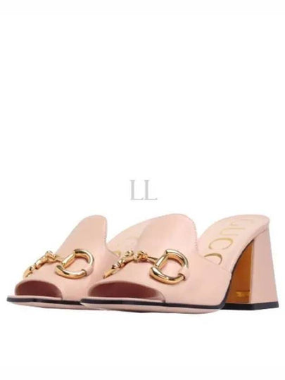 Women's Horsebit Slide Sandals Pink - GUCCI - BALAAN 2