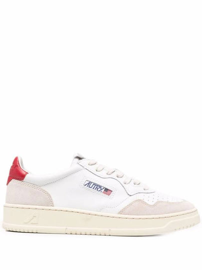 Medalist Low Top Sneakers Red White - AUTRY - BALAAN 2