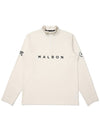 Malbon fleece half zip up t shirt IVORY MAN - MALBON GOLF - BALAAN 1