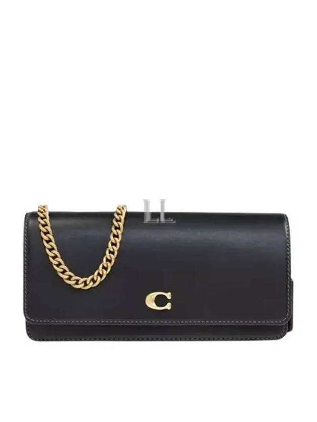 Essential Calfskin Long Wallet Black - COACH - BALAAN 2