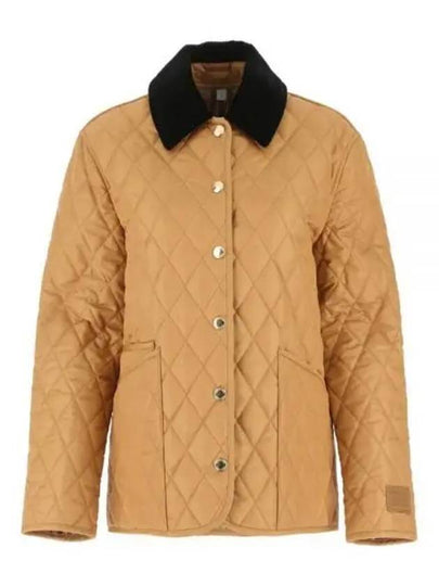 Dranefel Quilted Jacket Camel - BURBERRY - BALAAN 2