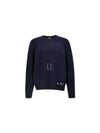 Edward Intarsia Knit Top Dark Navy - A.P.C. - BALAAN 2