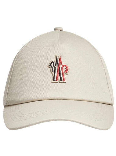 Gabardine ball cap light beige - MONCLER - BALAAN 1