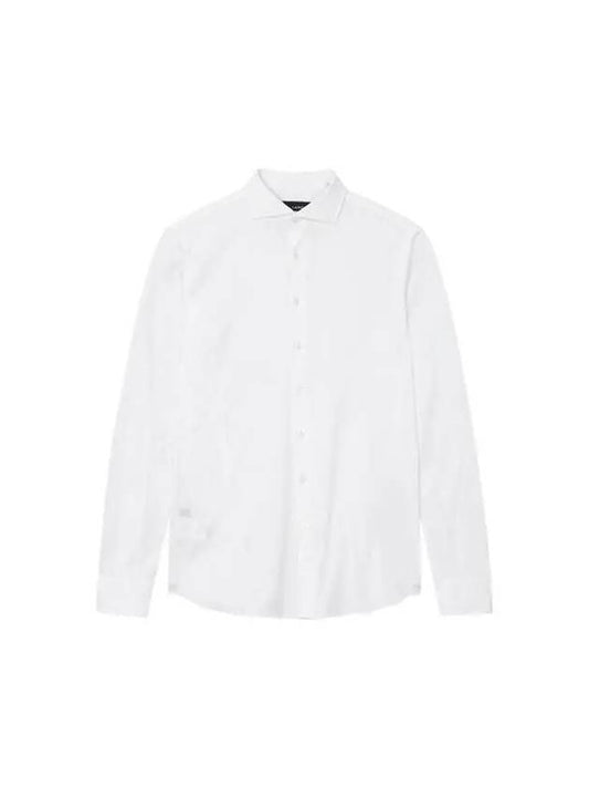 Weekend Popup 10% Coupon 3 24 Stretch Jersey Buttonup Shirt White 270206 - RVR LARDINI - BALAAN 1